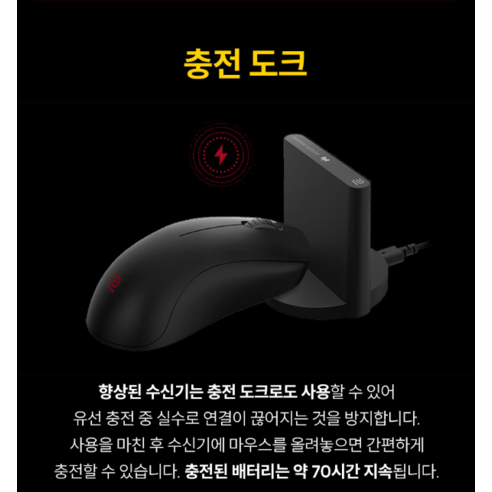 조위 U2: 승리를 위한 궁극의 무선 eSports 게이밍 마우스