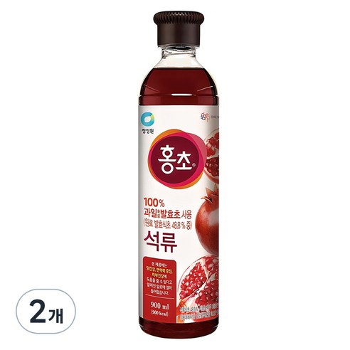 홍초 석류, 900ml, 2개