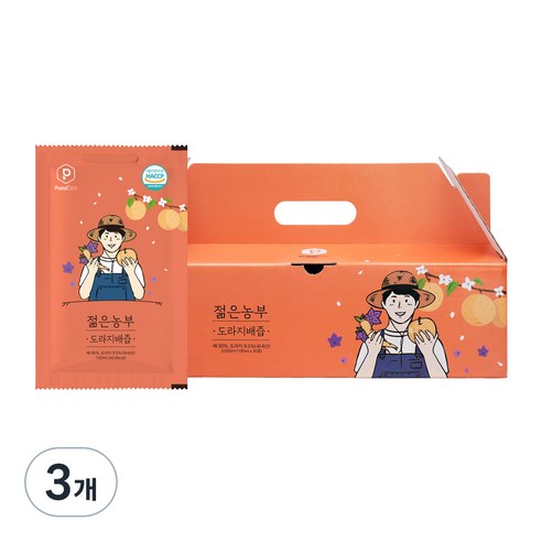 푸릇담 젊은농부 도라지배즙 30p, 3L, 3개