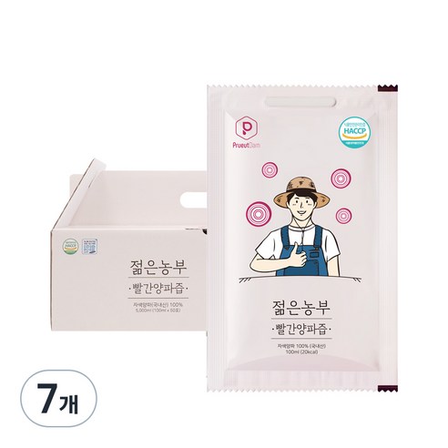 젊은농부 빨간양파즙, 3L, 7개