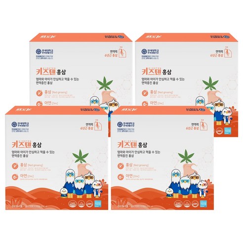 키즈텐 홍삼, 600g, 4개