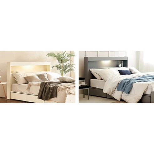 편리한 설치와 실용성을 갖춘 수납침대