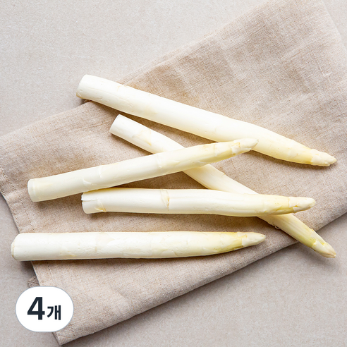 화이트 아스파라거스, 150g, 4개