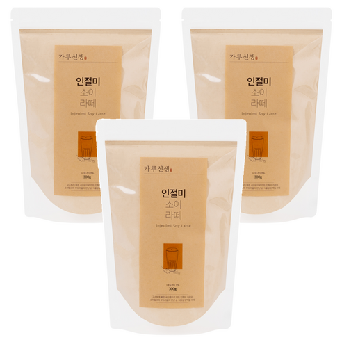 가루선생 인절미 소이 라떼 가루, 3개, 300g