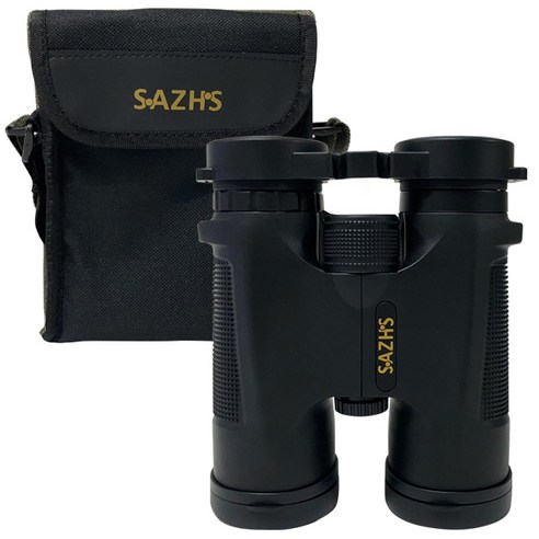사츠 망원경 10X42 블랙 + 가방형 파우치, 42mm