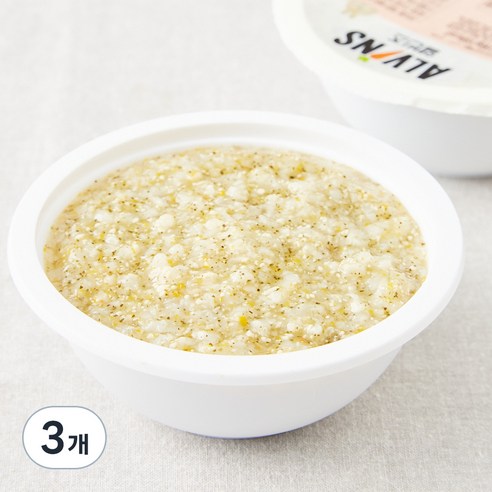 엘빈즈 이유식 중기2 7~10개월 느타리치킨죽, 180g, 3개, 혼합맛(느타리/치킨)