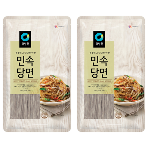 대상 청정원 민속 당면, 300g, 2개