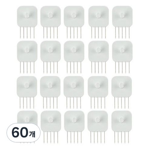 꾹핀 일자형, 60개