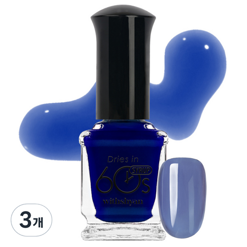 위드샨 60초 매니큐어, M146 물빛시럽, 3개, 9ml
