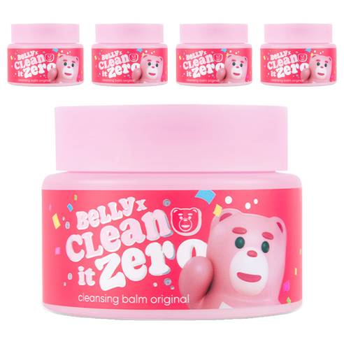 바닐라코 벨리곰 에디션 클린 잇 제로 오리지널 클렌징밤, 100ml, 5개