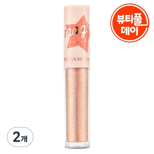 홀리카홀리카 아이 메탈 글리터, 08 허니스파클링, 2개