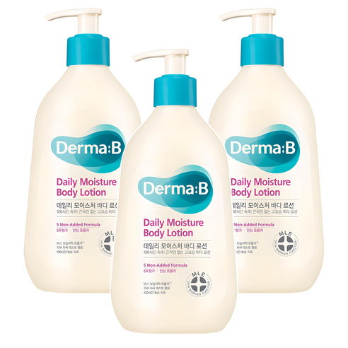 더마비 데일리 모이스처 바디로션, 400ml, 3개