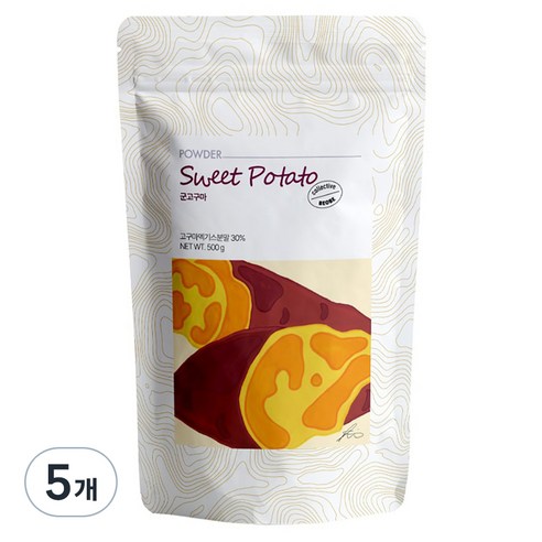 베오베 군고구마 라떼 파우더, 500g, 1개입, 5개