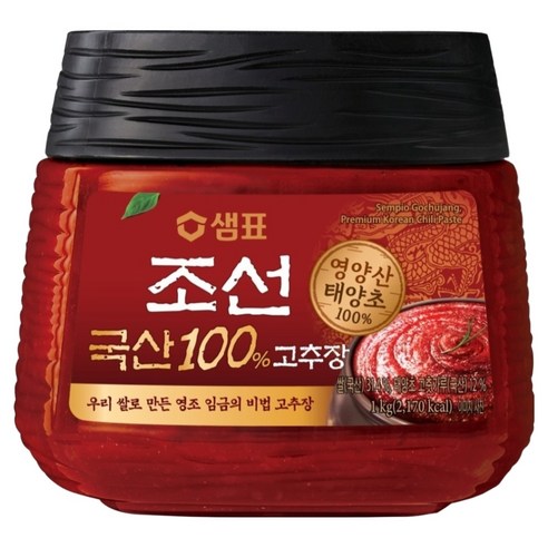샘표 조선 국산100% 고추장, 1개, 1kg