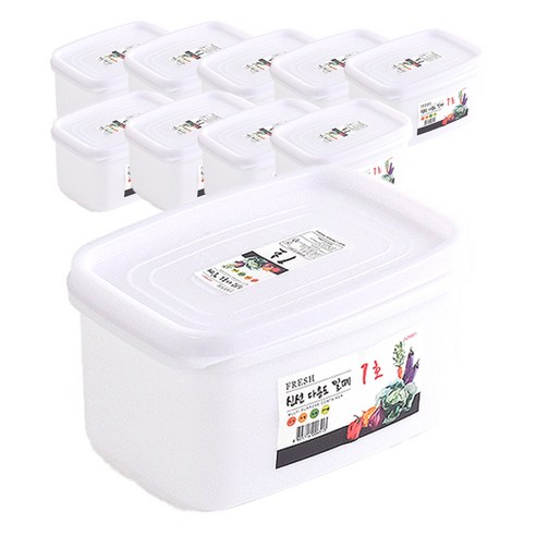 탱크 백밀폐락 용기 1호, 1L, 10개