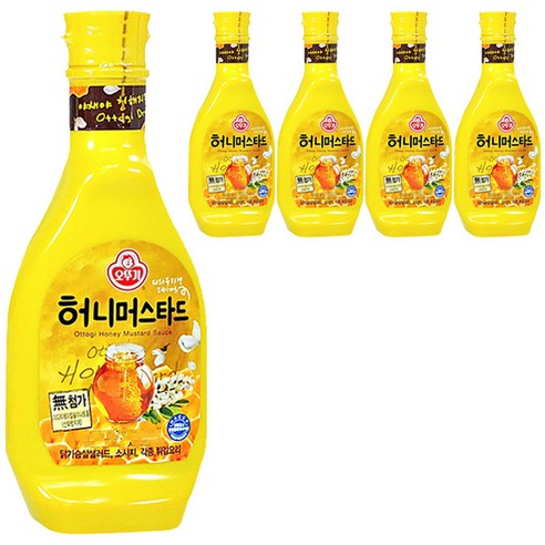 오뚜기 허니머스타드, 535g, 5개