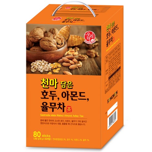 우리차 천마 담은 호두 아몬드 율무차, 18g, 80개입, 1개