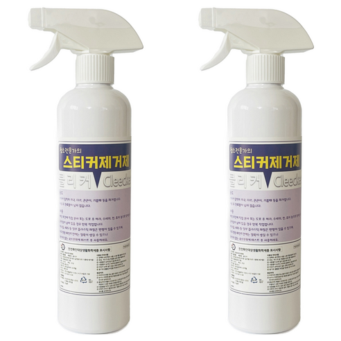클리버 클리커 스티커 제거제 550ml, 2개