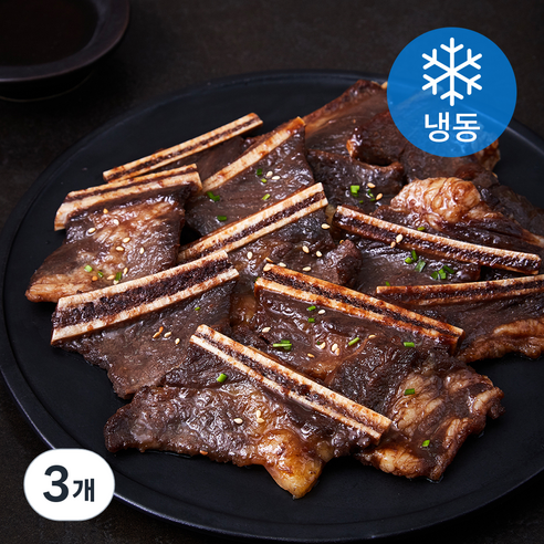 다맛나go 양념 한입 LA갈비 (냉동), 500g, 3개