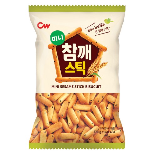 청우식품 미니 참깨 스틱, 370g, 1개