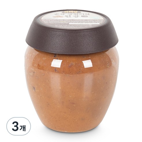 더해담 순창 상황버섯 된장, 1kg, 3개