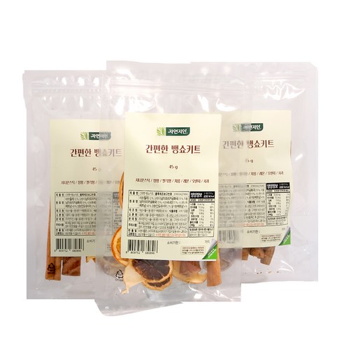 자연지인 간편한 뱅쇼키트, 45g, 3개