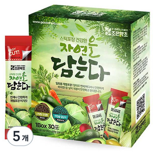 조은약초 차전자피환 스틱, 5개, 90g