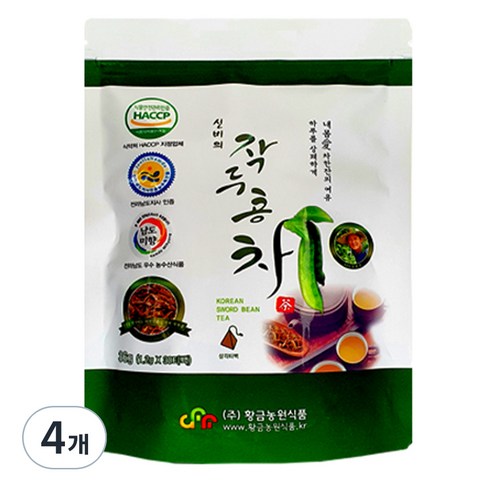 작두콩차 티백, 1.2g, 30개입, 4개