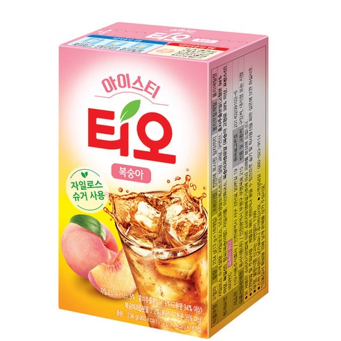 티오 복숭아 아이스티 40T+40T, 13g, 40개입, 2개