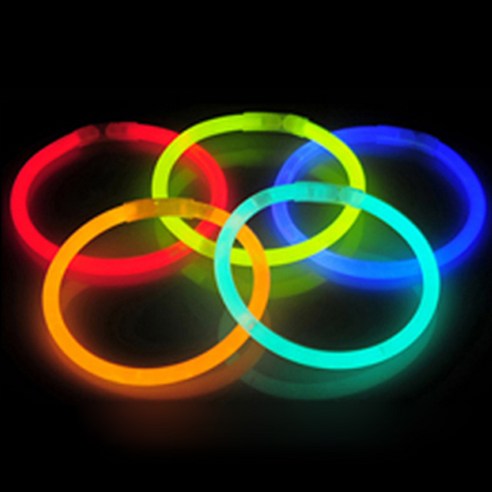   808 LED Glow-in-the-Dark Bracelet, Random Delivery, 100 pieces