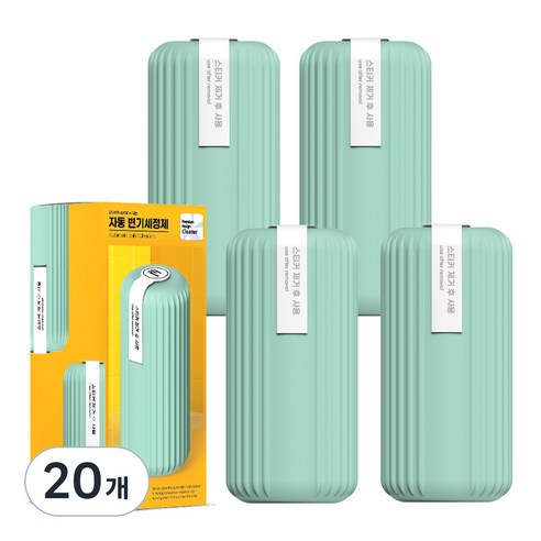 hamada 보틀 대용량 자동 변기세정제, 20개, 250g