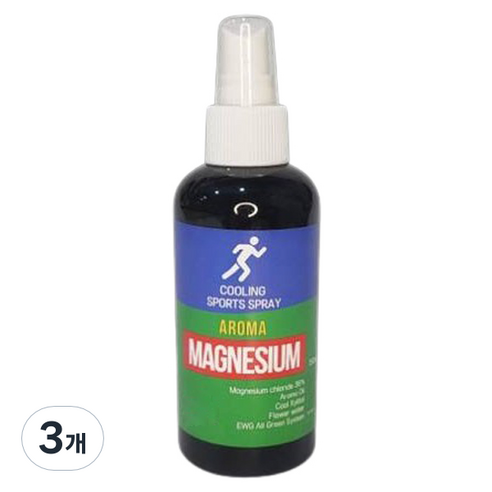 스킨365 아로마 마그네슘 스포츠 쿨링 스프레이 바디미스트, 3개, 150ml