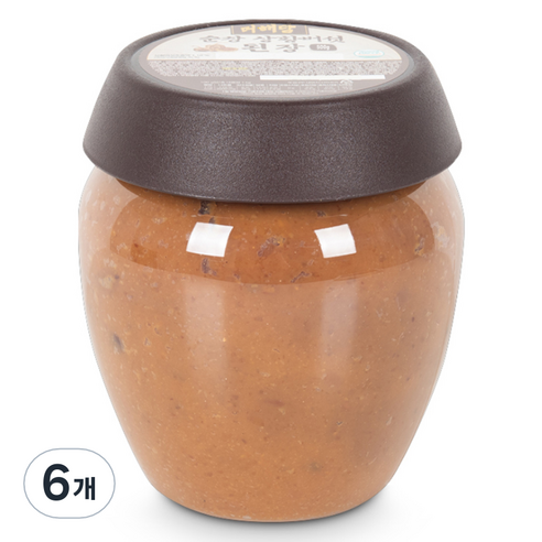 더해담 순창 상황버섯 된장, 500g, 6개