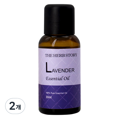더허브스토리 에센셜오일 라벤더, 30ml, 2개