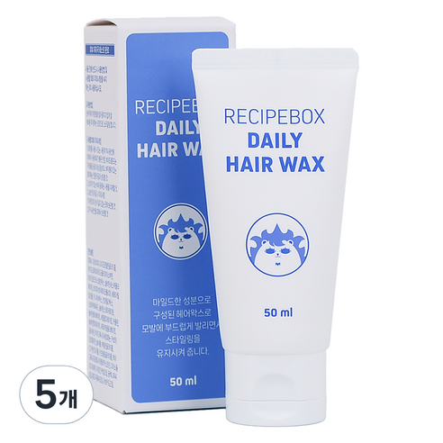 레시피박스 아동용 데일리 헤어왁스, 5개, 50ml