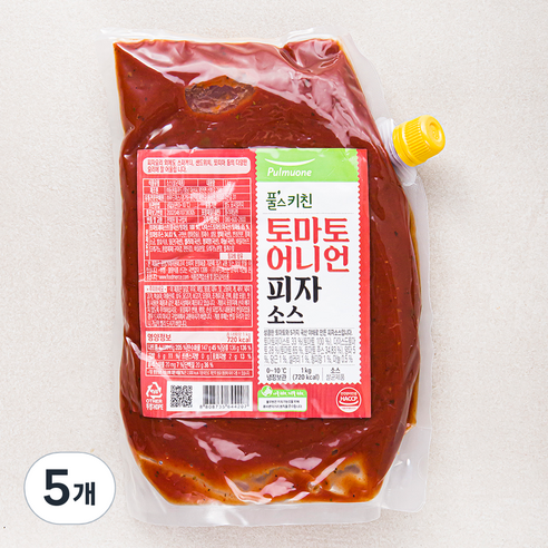풀스키친 토마토어니언 피자소스, 1kg, 5개