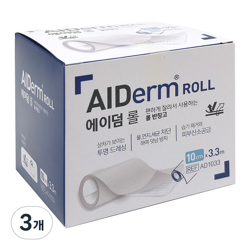 에버레이드 에이덤 롤 10cm x 3.3m, 3개