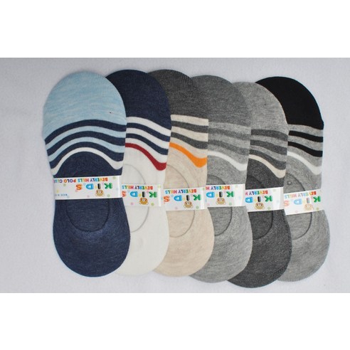 스타일과 편안함을 모두 갖춘 비버리힐스 폴로클럽 남아용 3라인 덧신