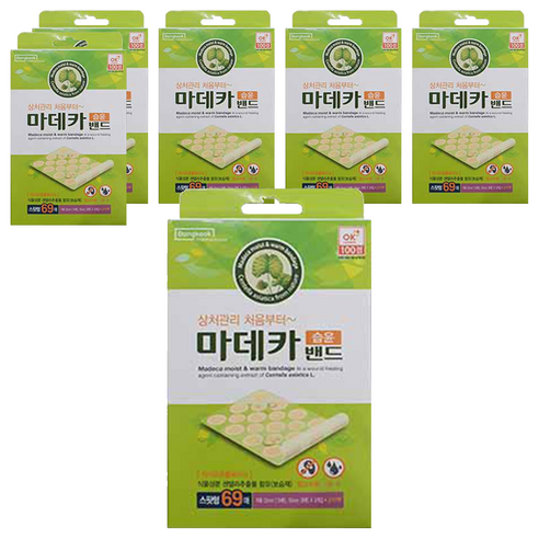 동국제약 마데카 습윤밴드 스팟형 69매, 6개
