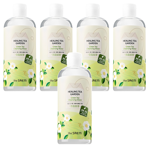 더샘 힐링 티 가든 그린티 클렌징 워터, 500ml, 5개