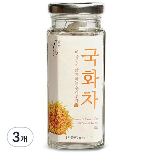 마음맑은우리꽃차 국화 차, 0.5g, 20개입, 3개