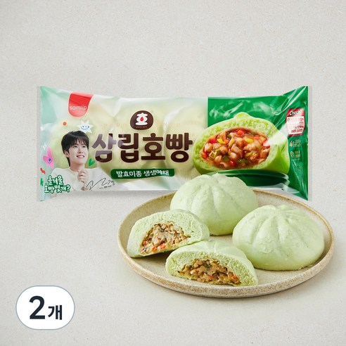삼립호빵 발효미종 생생야채 호빵, 95g, 4개입, 2개
