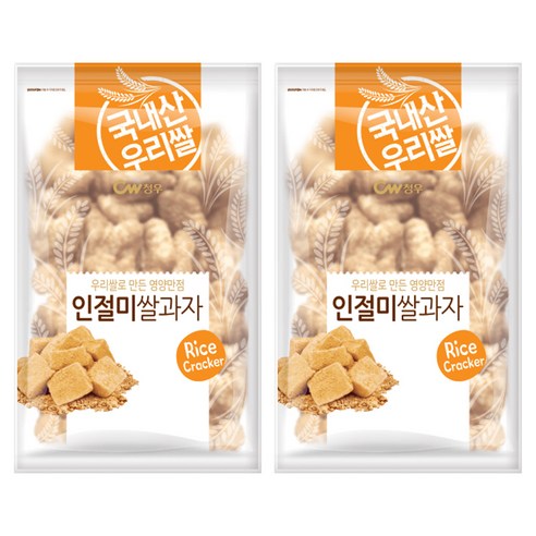 청우 인절미 쌀과자, 280g, 2개