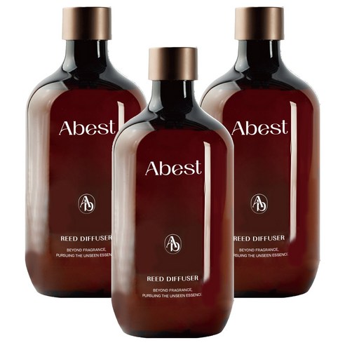 아베스트 대용량 디퓨저 리필액, 북스토어, 500ml, 3개