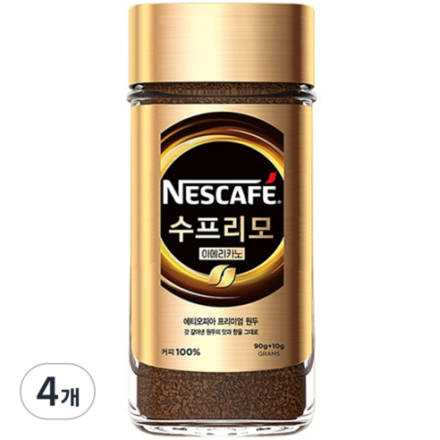 네스카페 수프리모 아메리카노 원두커피믹스, 100g, 1개, 1개