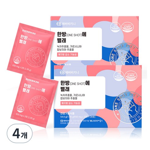 에버비키니 한방에 뺄래, 84정, 4개