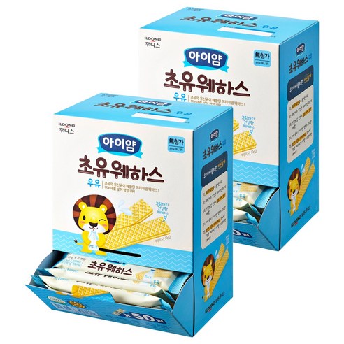일동후디스 아동용 아이얌 초유웨하스 6g x 50p, 우유맛, 300g, 2개