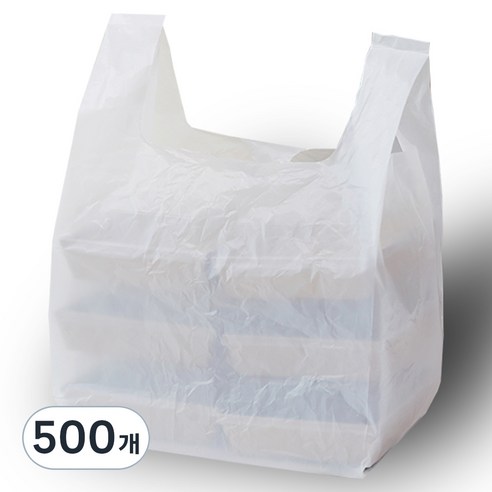 베로나 배달 음식용 무지봉투, 20L, 500개