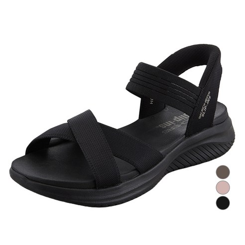 스케쳐스 여성용 울트라 플렉스 샌들 3.0 SL0WSCFM06 240, 신발사이즈, BBK(SL0WSCFM061), BBK(SL0WSCFM061) 섬네일