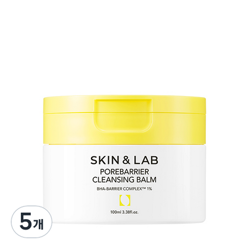 스킨앤랩 포어베리어 클렌징 밤, 5개, 100ml